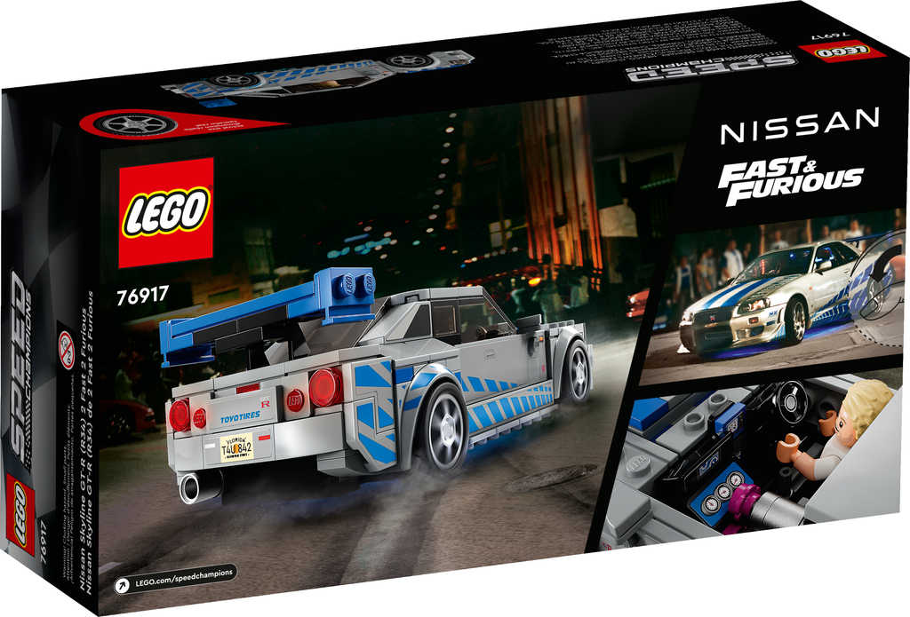 Fotografie LEGO SPEED CHAMPIONS 2 Fast 2 Furious: Nissan Skyline GT-R 76917 STAVEBNICE