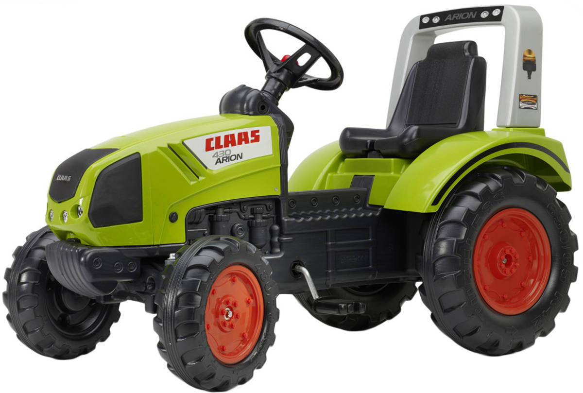 Fotografie FALK Traktor Claas Arion 430 šlapací Zelený vozítko s klaksonem