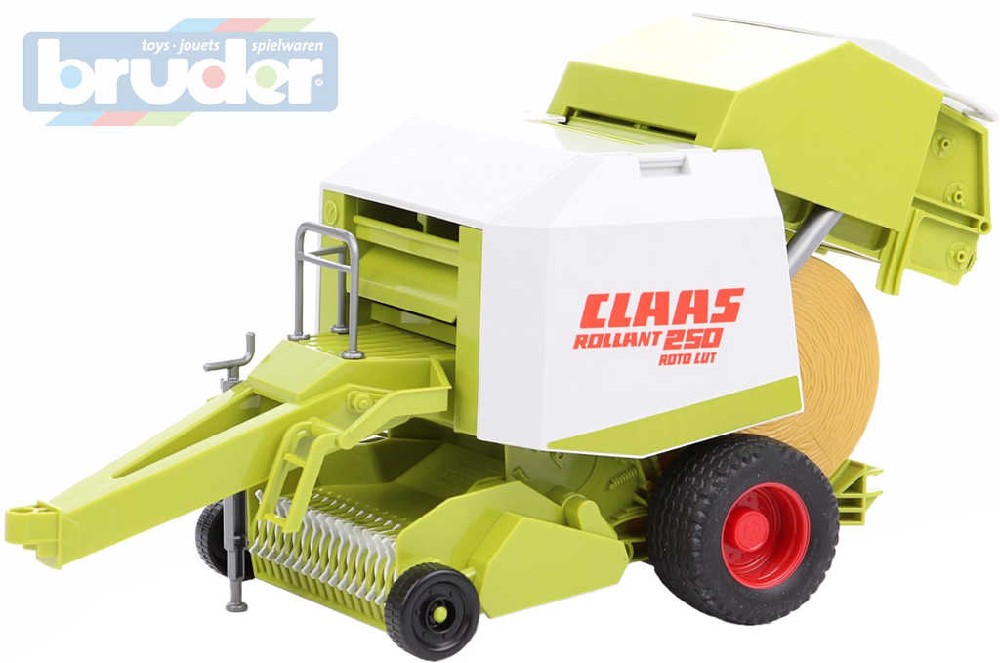 Fotografie Bruder Vlek k traktoru na výrobu balíků slámy Claas Rollant 250