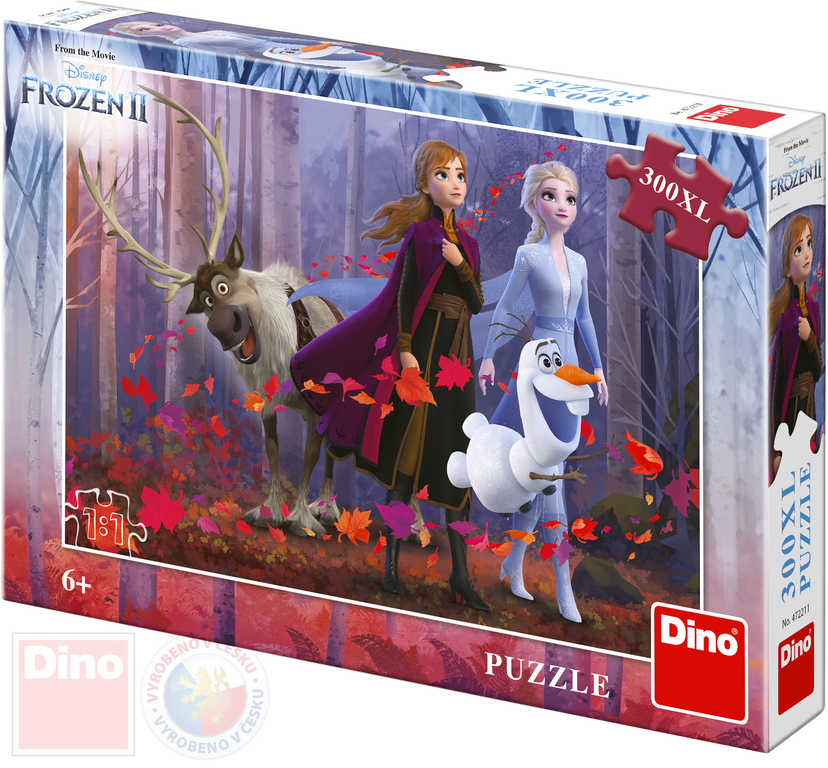 Fotografie DINO Puzzle XL Frozen II (Ledové Království) 300 dílků 47x33cm skládačka