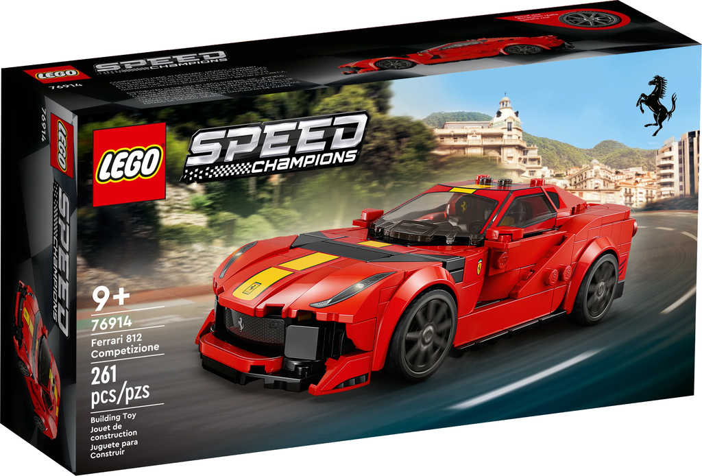 Fotografie LEGO SPEED CHAMPIONS Auto Ferrari 812 Competizione 76914 STAVEBNICE