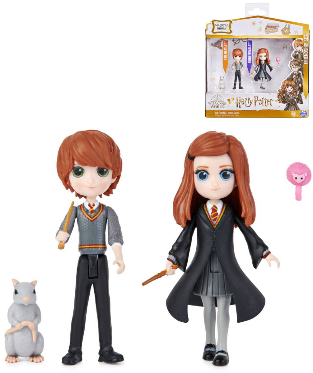 SPIN MASTER Harry Potter mini figurka přátelé set 3ks Ron / Ginna / Prašivka