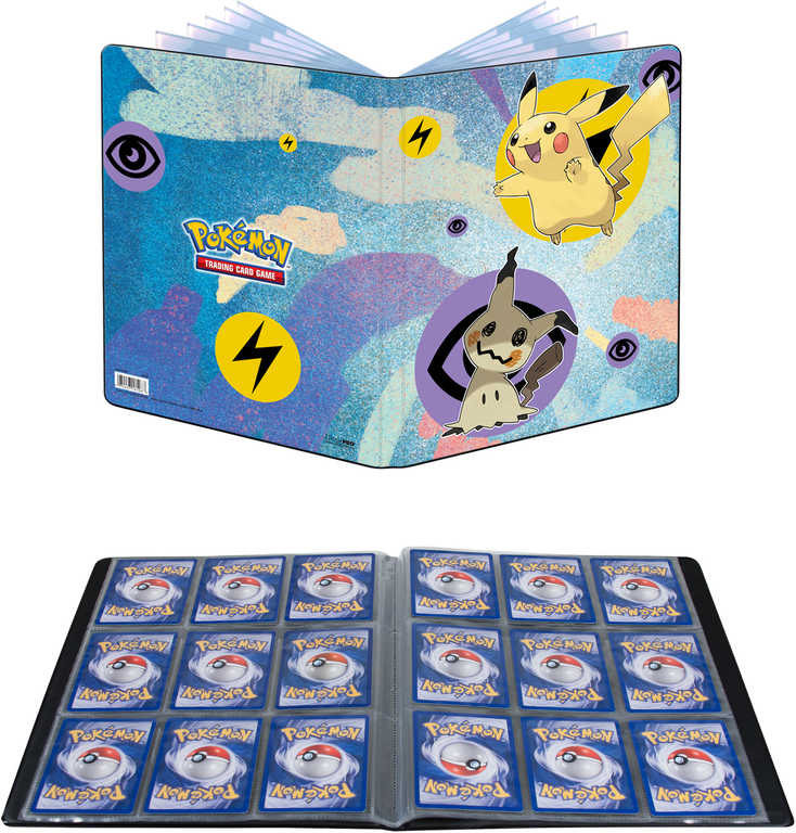 ADC Pokémon Ultra Pro Pikachu Mimikyu album sběratelské A4 na 180 karet