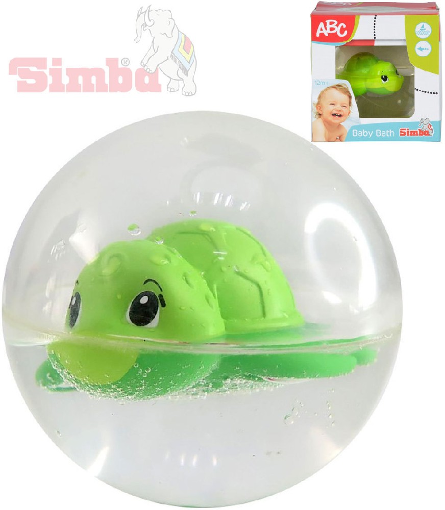 Fotografie SIMBA Baby želvička plavající v kouli 8cm pro miminko
