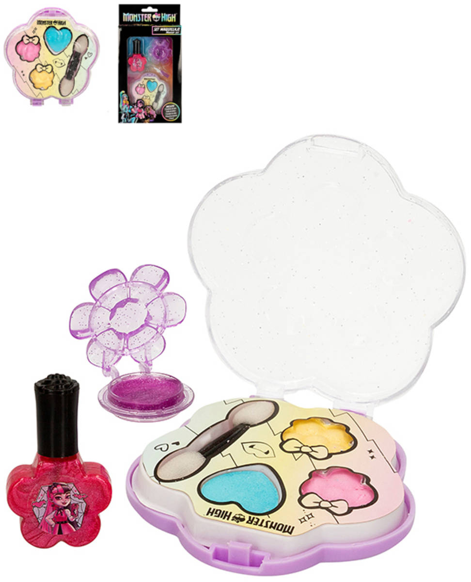 Fotografie Sada krásy Monster High dětský make-up set 6ks šminky