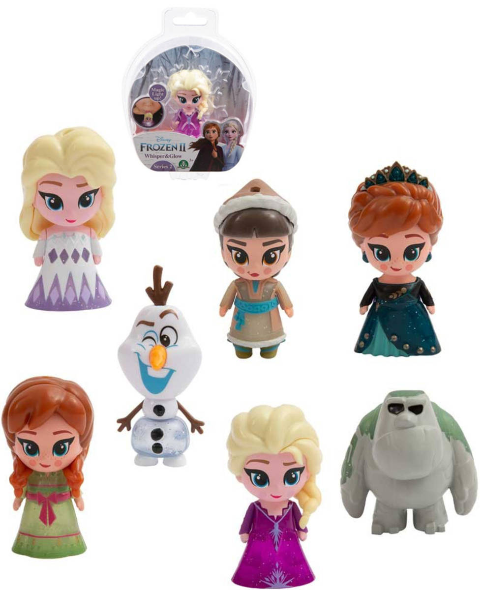 Fotografie Minifigurka Frozen 2 (Ledové Království) 2. serie svítící na baterie Světlo 7 druhů
