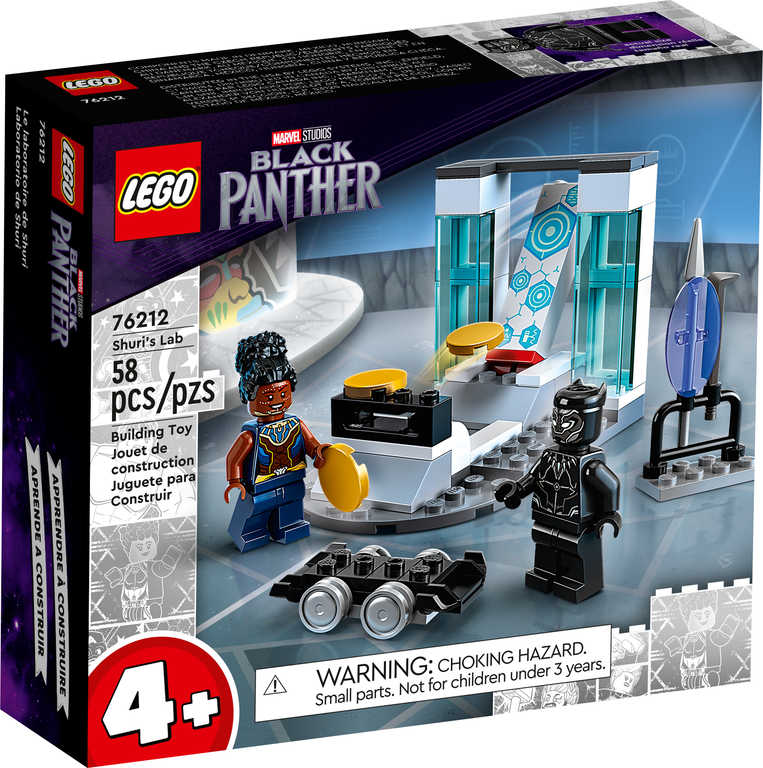 LEGO MARVEL Black Panther: Laboratoř Shuri 76212 STAVEBNICE
